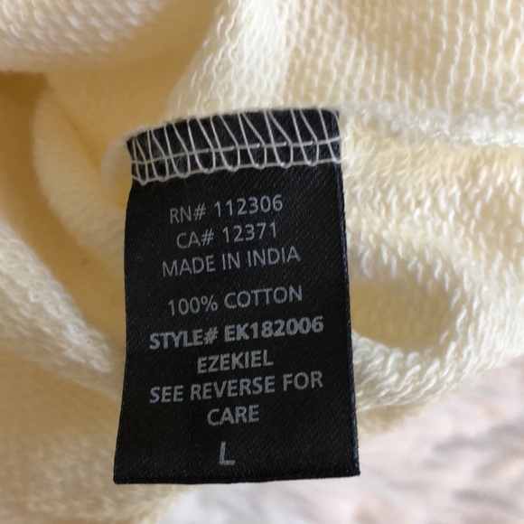 Ezekiel NWT Men’s Brett Hooded T-Shirt in Ivory 🔥 - Picture 8 of 9